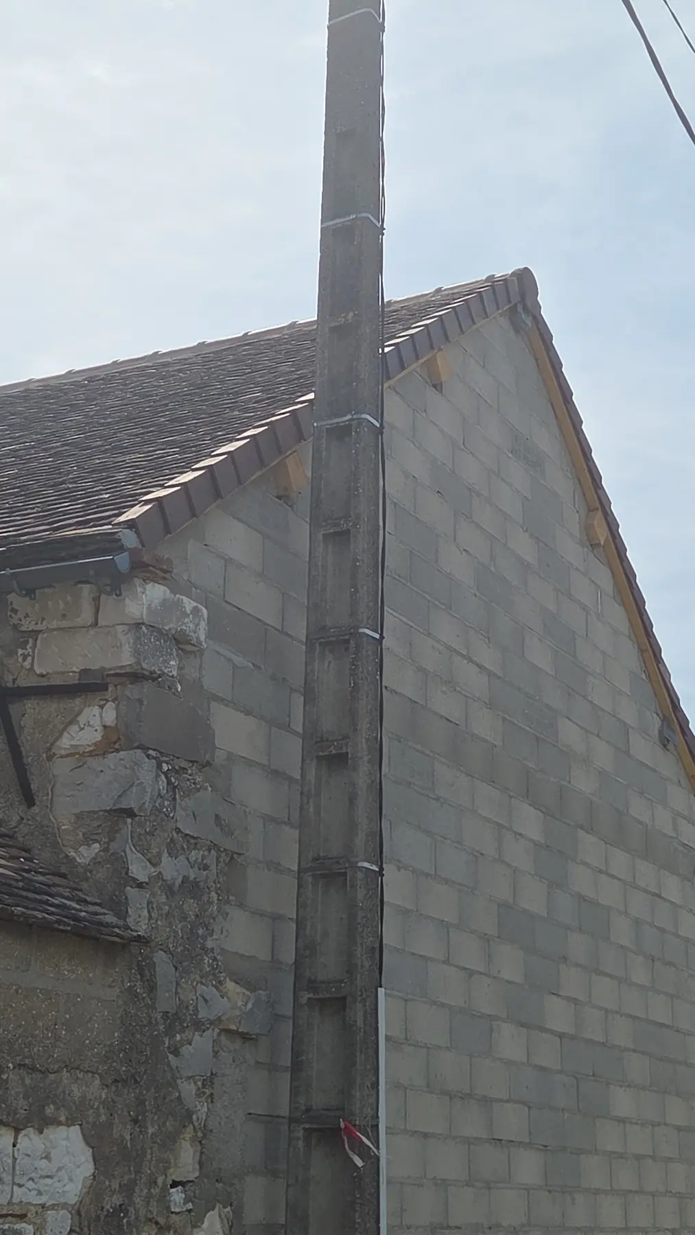 Élévation d’un pignon, réalisation DCP Constructions à Sens et dans l’Yonne