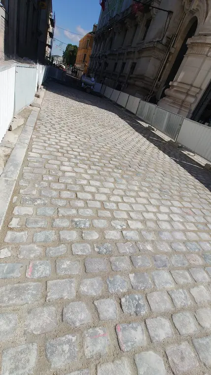 Pavage en pierre