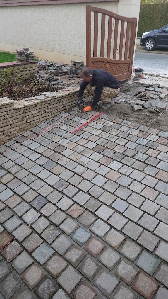 Dalle béton pour cour